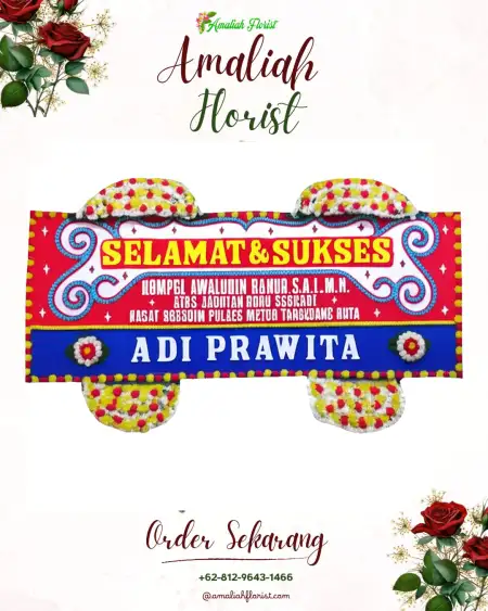 Papan Bunga Ucapan Selamat Siranindi